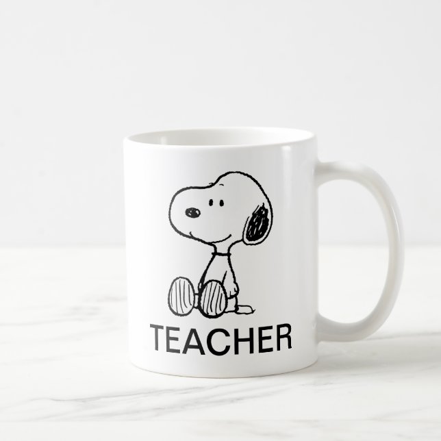 Taza De Café PEANUTS | Maestra Snoopy (Derecha)