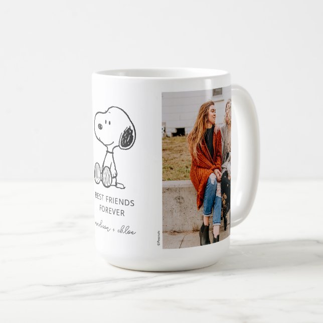 Taza De Café PEANUTS | Snoopy - Mejor Amigos - Foto (Anverso derecho)