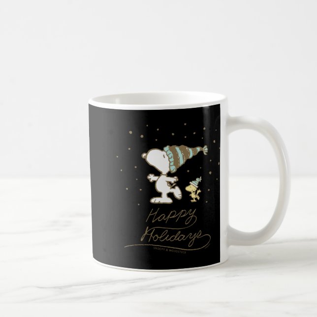 Taza De Café Peanuts Winter Skating  (Derecha)