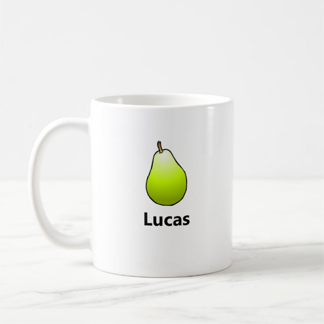 Taza De Café Pear Classic Mug (Izquierda)