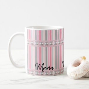 Taza De Café Pearl Pink Pastel Mug