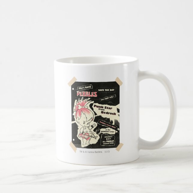 Taza De Café PEBBLES™ Punk Rock Legend (Derecha)