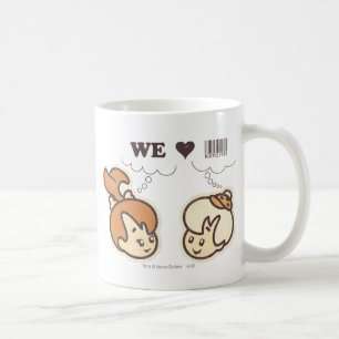Taza De Café Pebbles y Bam Bam que amamos