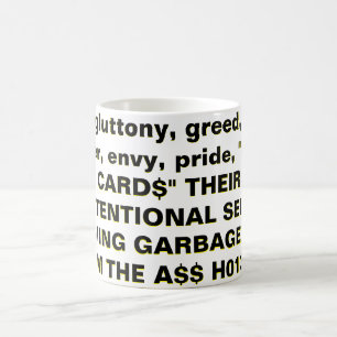 Taza De Café Pecados mortales