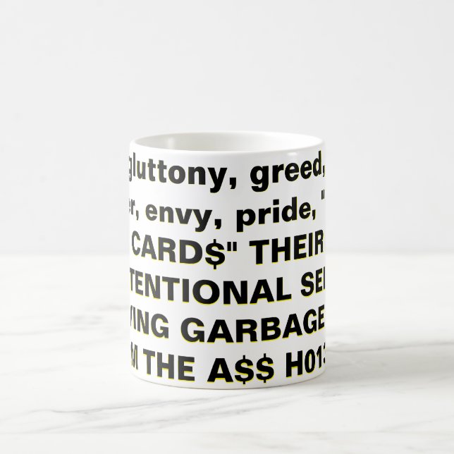 Taza De Café Pecados mortales (Centro)