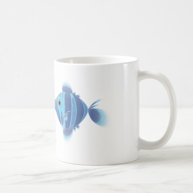 Taza De Café peces azules (Derecha)