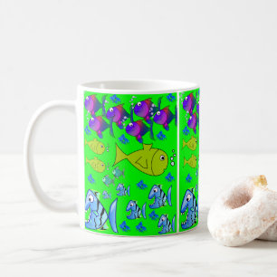 Taza De Café peces mugre