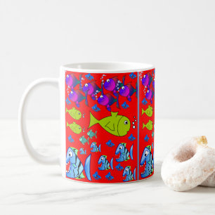 Taza De Café peces mugre