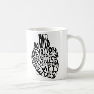 Taza De Café pecho vacío: corazón anatómico