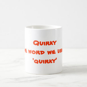 Taza de café peculiar