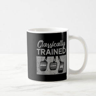 Taza De Café Pedales de coche transmisión manual clásicamente e