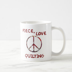 Taza De Café Pedazo, amor y edredones