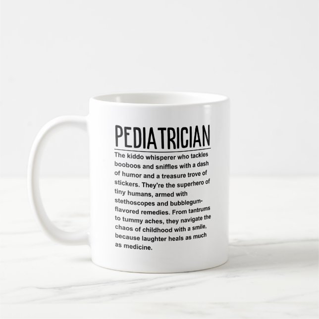 Taza De Café Pediatra (Izquierda)