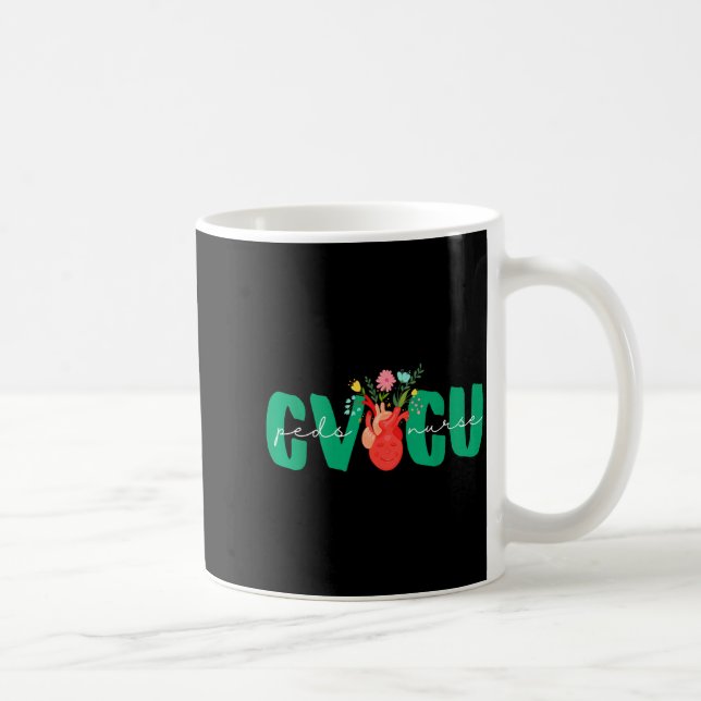 Taza De Café Pediatric Cvicu Nurse Cardiovascular Intensive Car (Derecha)