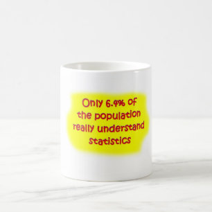 Taza De Café pedos cerebrales - mugre estadístico