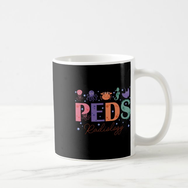 Taza De Café Peds Radiología Mar Pediátrico Radiología Animal P (Derecha)