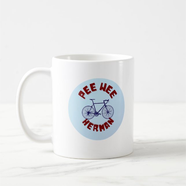 Taza De Café Pee Wee Herman Bike (Izquierda)