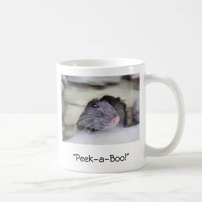 Taza De Café ¡"Peekaboo! " (Derecha)