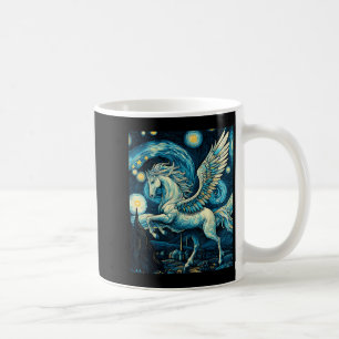 Taza De Café Pegasus Bajo El Cielo De La Noche Starry Christm G