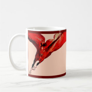 Taza De Café Pegasus, el caballo volador
