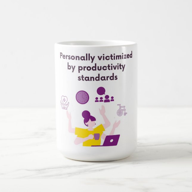 Taza De Café Pegatina (Centro)