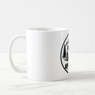 Taza De Café Pegatina de Après Ski Beer & Skier Winter Mountain