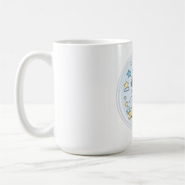 Taza De Café Pegatina de baby shower para niño