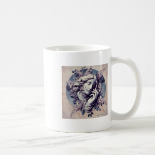 Taza De Café Pegatina de felicidad de glicina