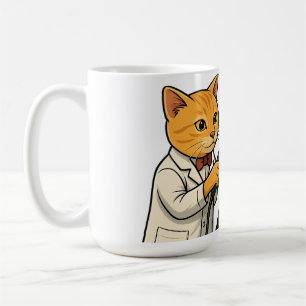 Taza De Café Pegatina de gatos y gorilas de barber