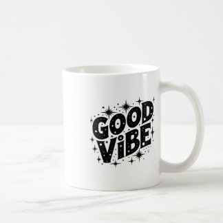 Taza De Café Pegatina de Good Vibe Stars