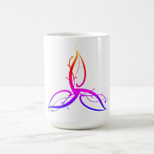 Taza De Café Pegatina de símbolos Triquetra Odin Norse Wicca
