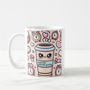 Taza De Café Pegatina de vinilo con forma personalizada