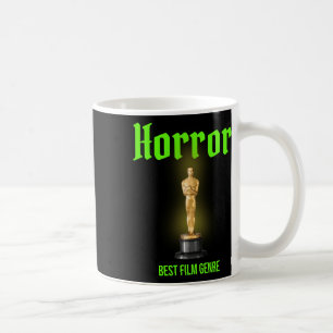 Taza De Café Pegatina del "mejor género cinematográfico" del ho