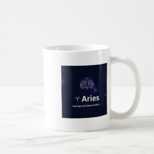 Taza De Café Pegatina del signo zodiacal Aries