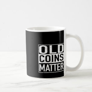 Taza De Café Pegatina numismático de colección de monedas antig