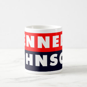 Taza De Café Pegatina para el parachoques 1960 de Kennedy