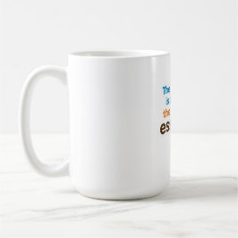 Taza De Café Pegatina Ritual Diario Amante del Café