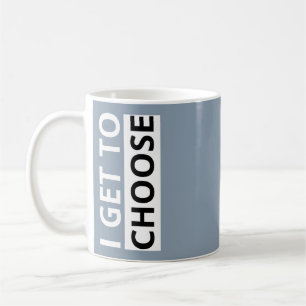 Taza De Café Pegatinas con Declaraciones Empoderantes 'Yo Elijo