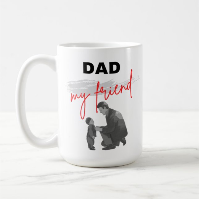Taza De Café Pegatinas de regalo del Día del Padre (Izquierda)