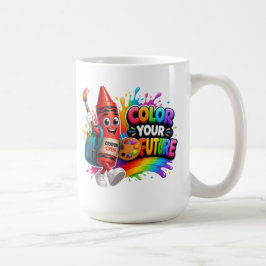 Taza De Café Pegatinas "Volver a la Escuela": Animales y Frases
