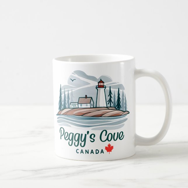 Taza De Café Peggy's Cove Canada (Derecha)
