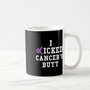 Taza De Café Pegué a patear el cáncer de cuello del útero y la
