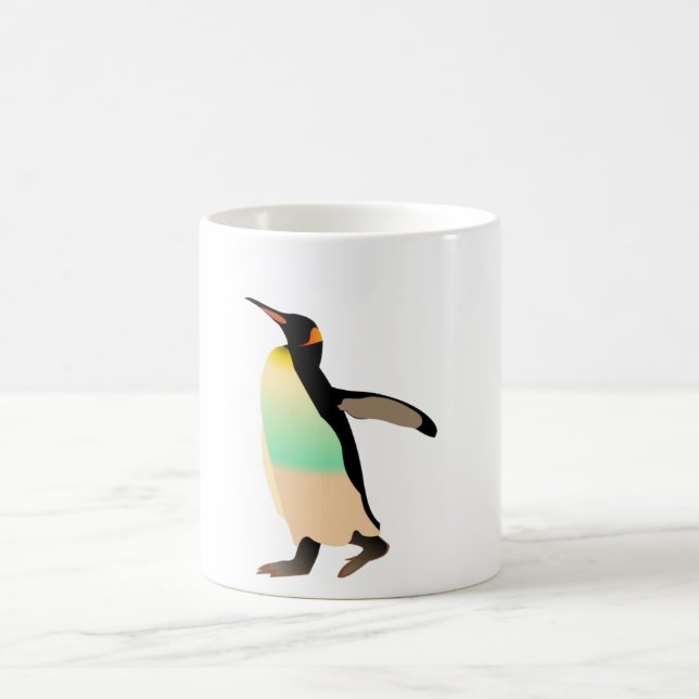 Taza De Café Peguín de colores (Centro)
