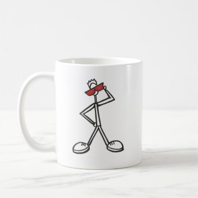 Taza De Café peh_onMug - ningún cuadrado rojo (Izquierda)