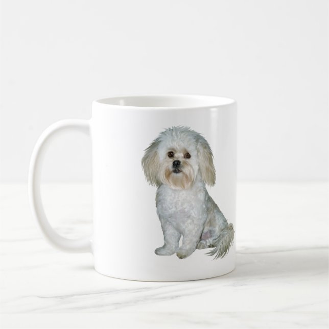Taza De Café Pekkapoo (Peek-a-Poo) (Izquierda)