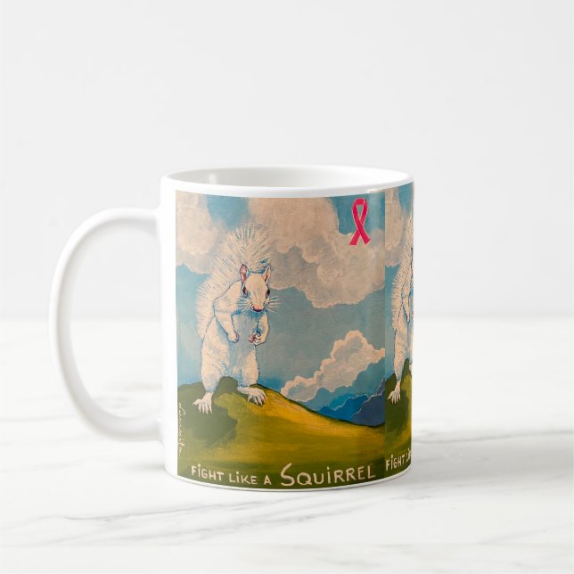 Taza De Café Pelea Como Un Bombo De Ardilla (Izquierda)