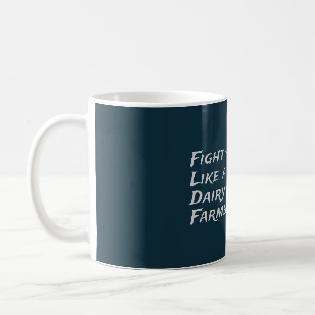 Taza De Café Pelea Como Un Granjero De Leche (Izquierda)