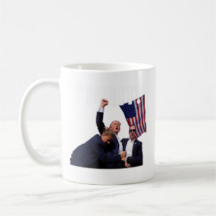 Taza De Café Pelea contra Trump 2024 sobreviviente en manifesta