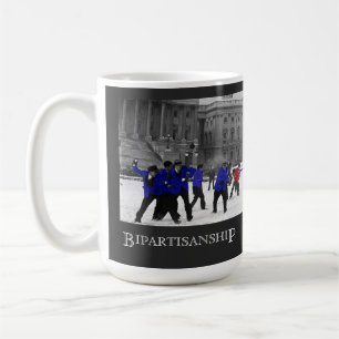 Taza De Café Pelea de Snowball bipartidista
