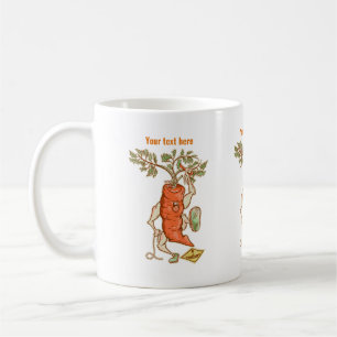 Taza De Café Pelea de zanahorias Funny Hogar
